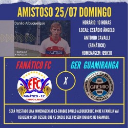 Homenagem ao ex-craque Danilo Albuquerque (in memoriam) é realizada no Fanático